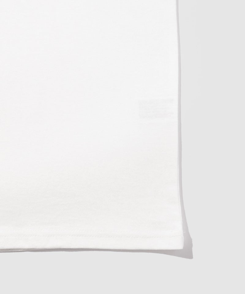 クマモチーフ サガラ刺繍&アップリケ クルーネック 半袖Tシャツ メンズ メール便 対応商品商品画像-6