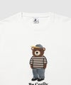 クマモチーフ サガラ刺繍＆アップリケ クルーネック 半袖Tシャツ メンズ メール便 対応商品商品サムネイル-8
