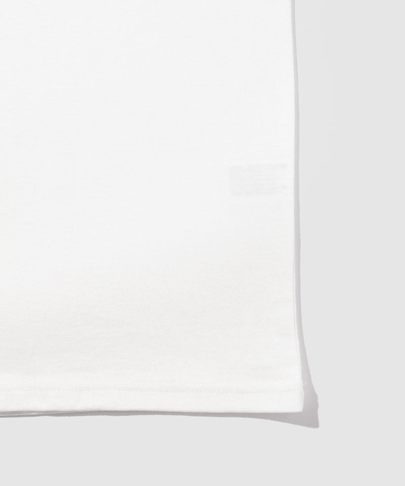 クマモチーフ サガラ刺繍&アップリケ クルーネック 半袖Tシャツ メンズ メール便 対応商品商品画像-10