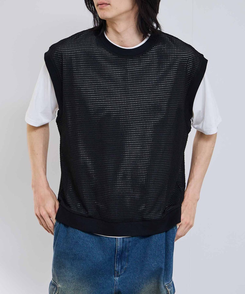 URBAN COLLECTION メッシュベストアンサンブル メンズ商品画像-1
