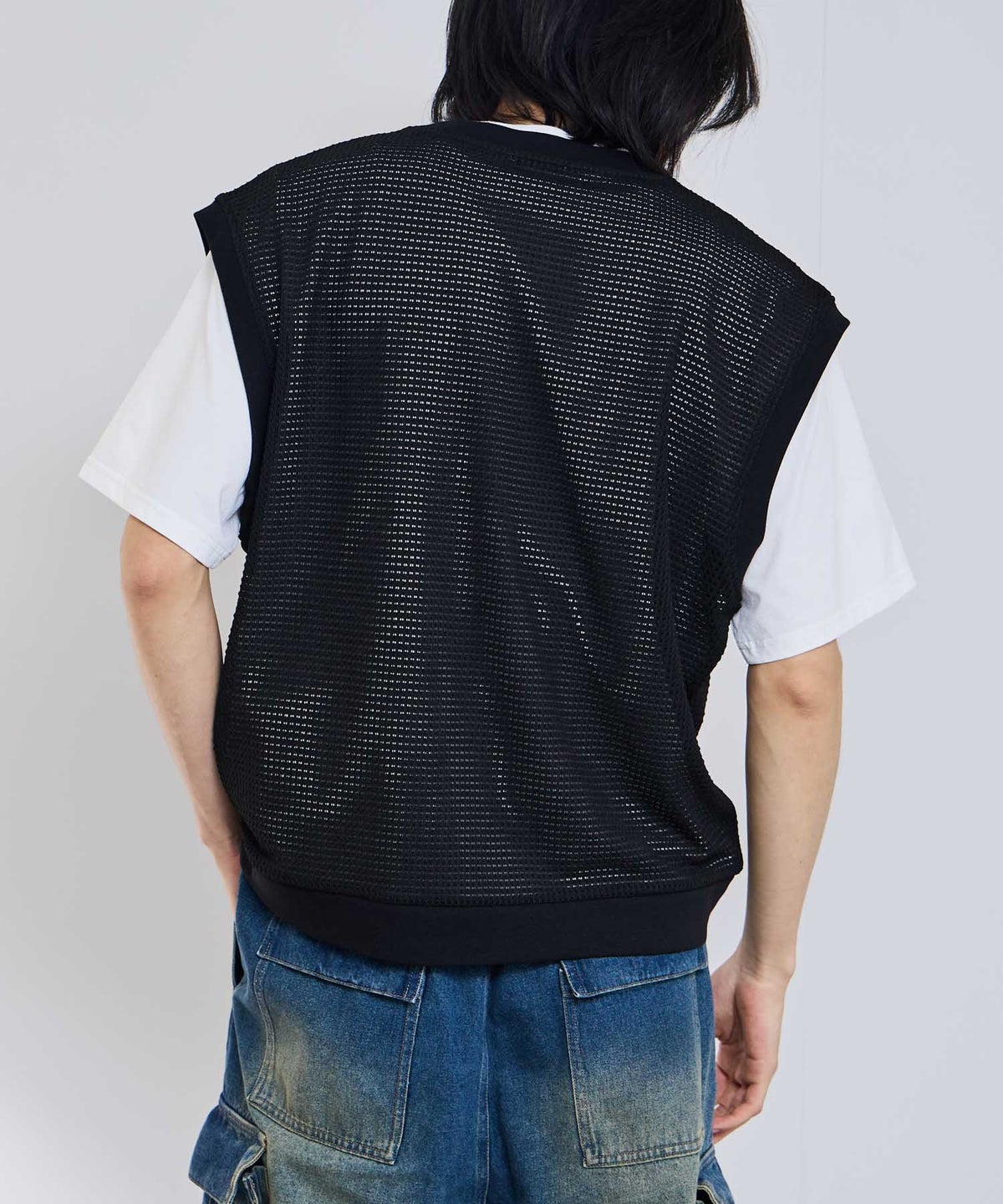 URBAN COLLECTION メッシュベストアンサンブル メンズ