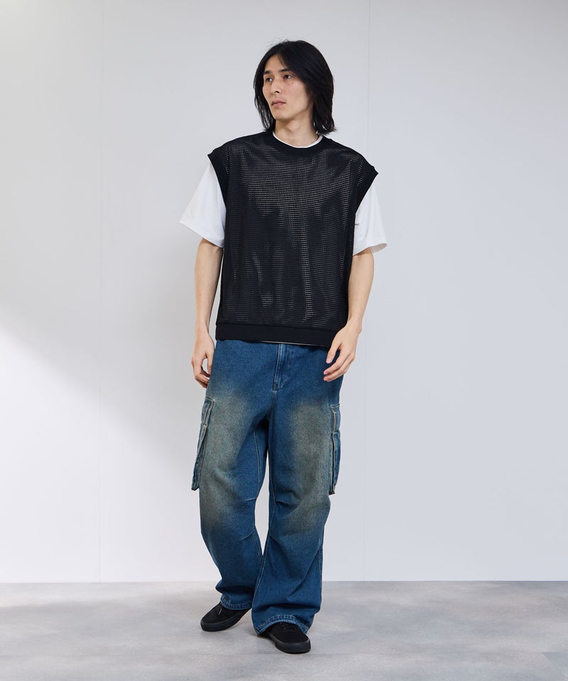 URBAN COLLECTION メッシュベストアンサンブル メンズ商品画像-5