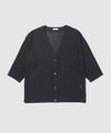 URBAN COLLECTION  レース素材7分袖カーディガン メンズ商品サムネイル-1