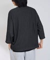 URBAN COLLECTION  レース素材7分袖カーディガン メンズ商品サムネイル-4