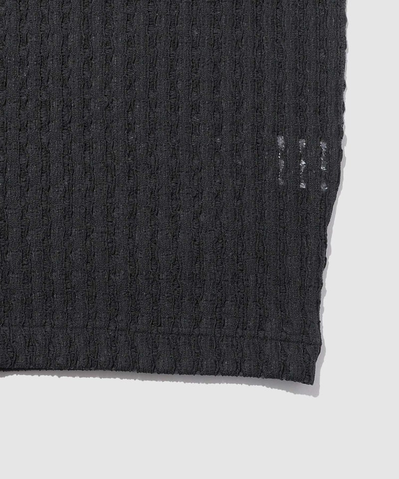 URBAN COLLECTION  レース素材7分袖カーディガン メンズ商品画像-6