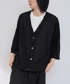 URBAN COLLECTION  レース素材7分袖カーディガン メンズ商品サムネイル-6