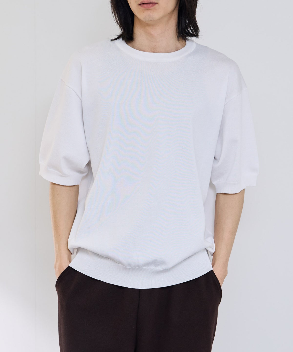 URBAN COLLECTION 綿タッチニットTシャツ メンズ メール便 対応商品