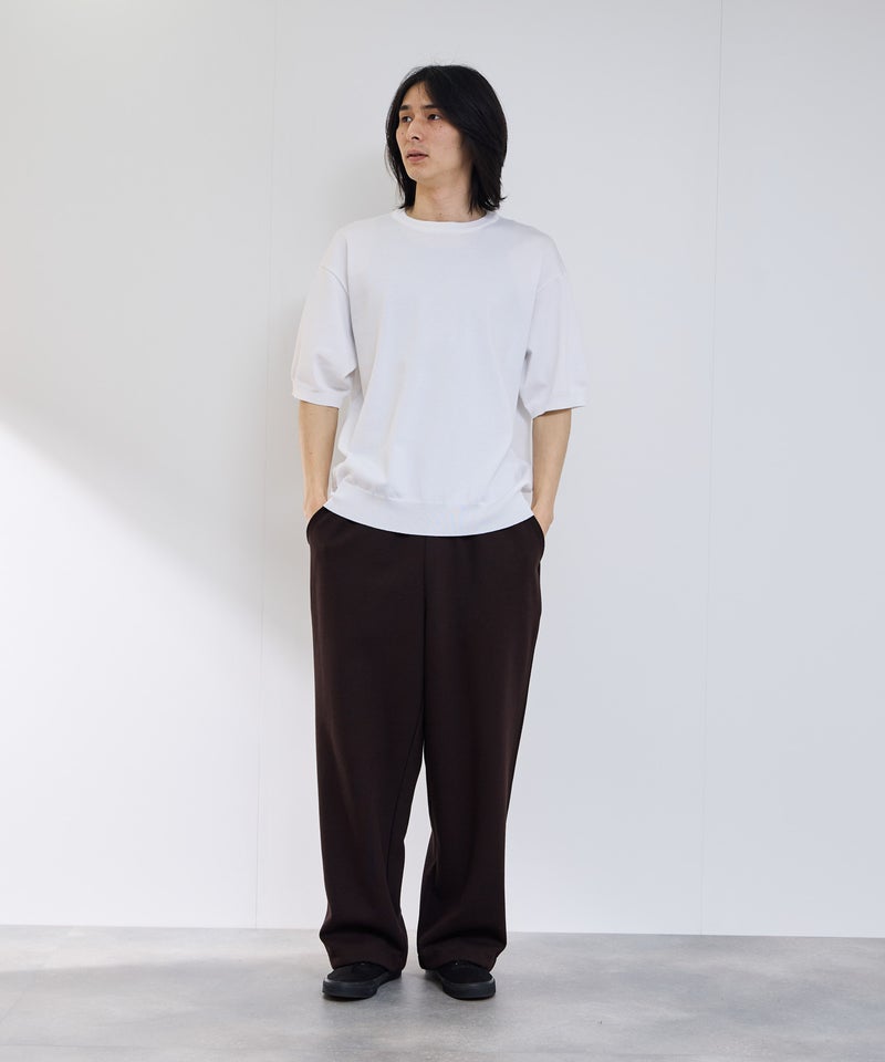 URBAN COLLECTION 綿タッチニットTシャツ メンズ メール便 対応商品商品画像-6