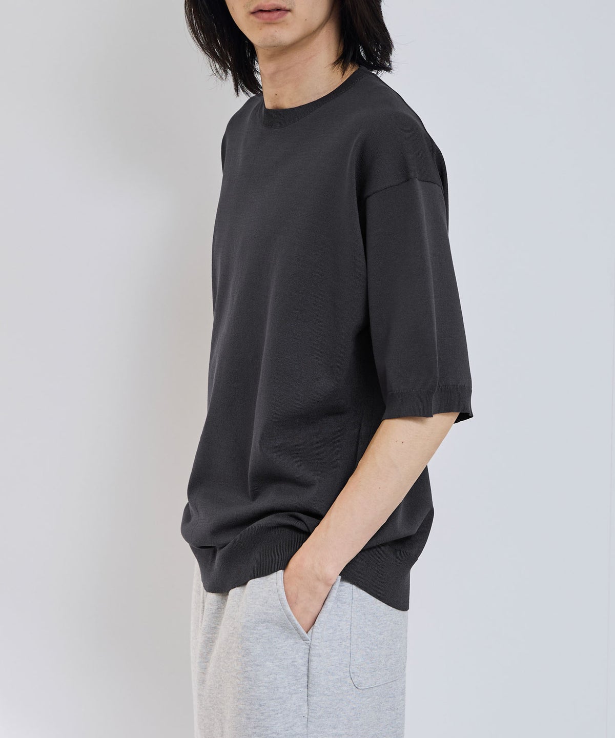 URBAN COLLECTION 綿タッチニットTシャツ メンズ メール便 対応商品
