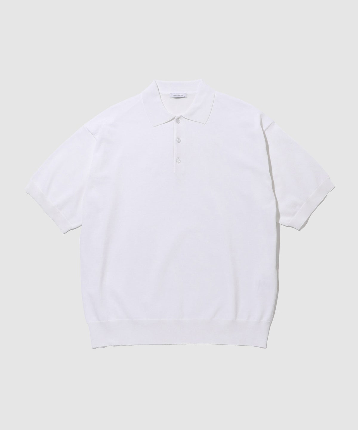 URBAN COLLECTION オーバーサイズ ハイゲージ ニットポロシャツ メンズ