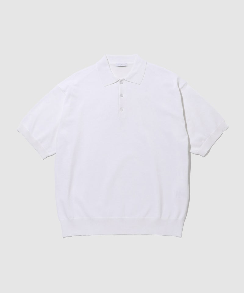 URBAN COLLECTION オーバーサイズ ハイゲージ ニットポロシャツ メンズ商品画像-2