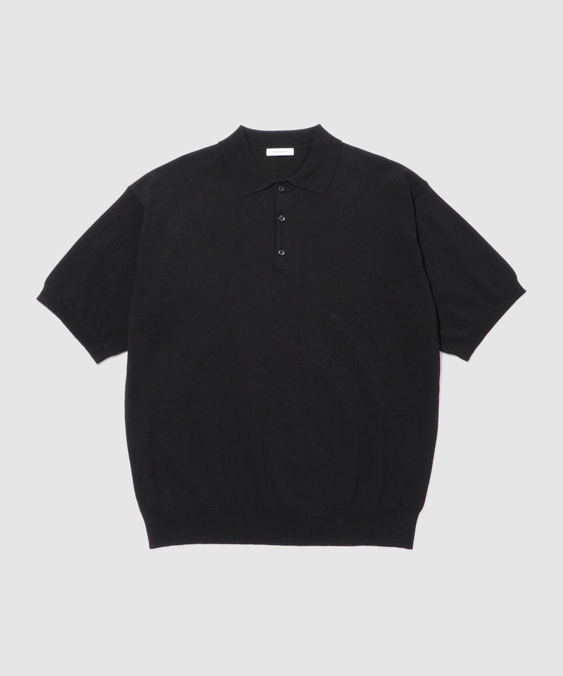 URBAN COLLECTION オーバーサイズ ハイゲージ ニットポロシャツ メンズ商品画像-3