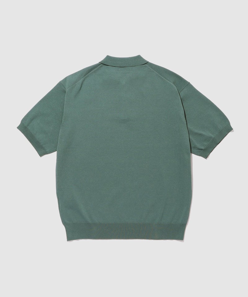 URBAN COLLECTION オーバーサイズ ハイゲージ ニットポロシャツ メンズ商品画像-4