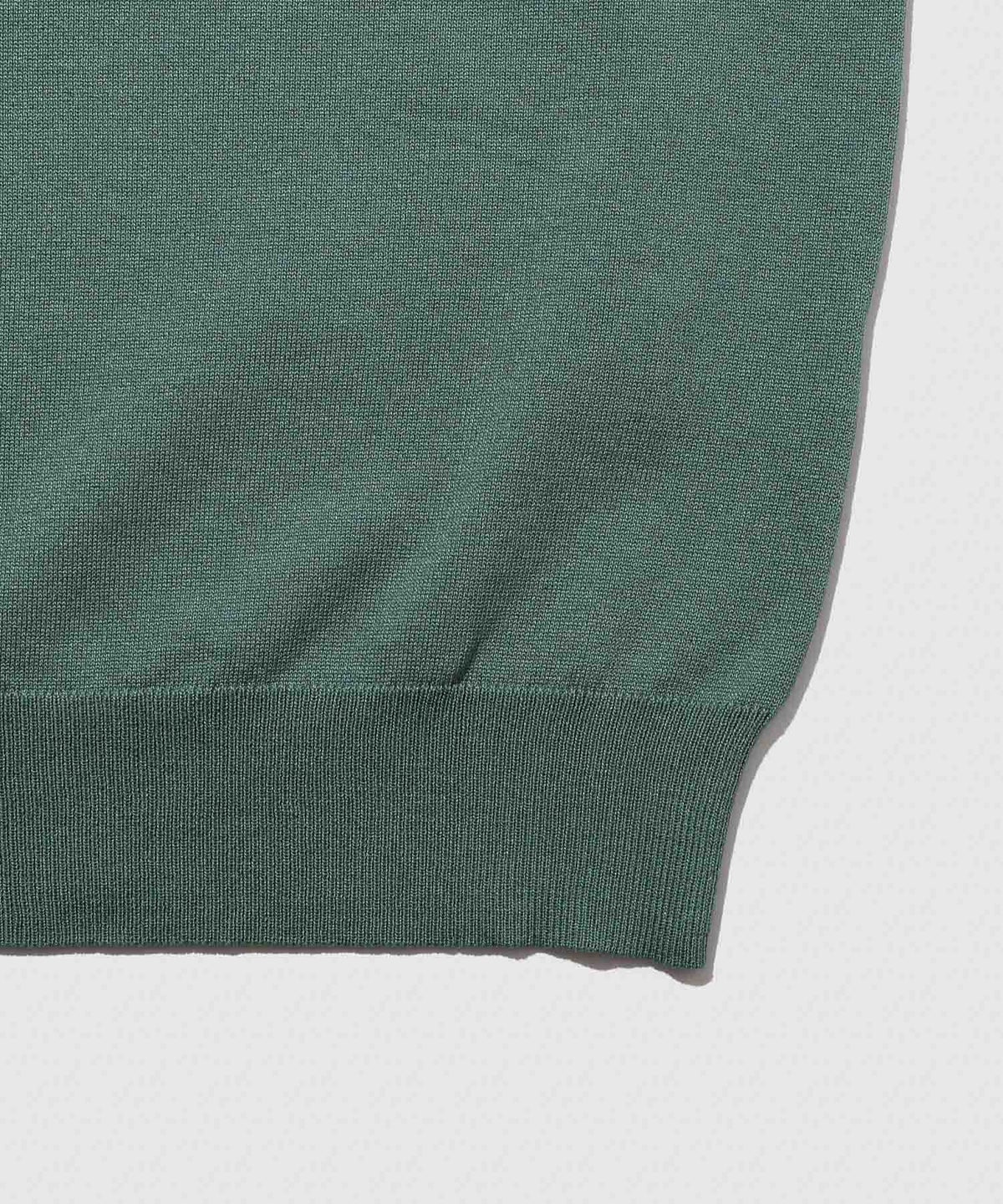 URBAN COLLECTION オーバーサイズ ハイゲージ ニットポロシャツ メンズ