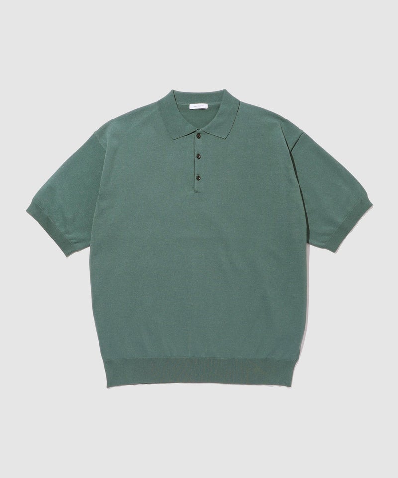 URBAN COLLECTION  オーバーサイズ ハイゲージ ニットポロシャツ メンズ商品画像-11
