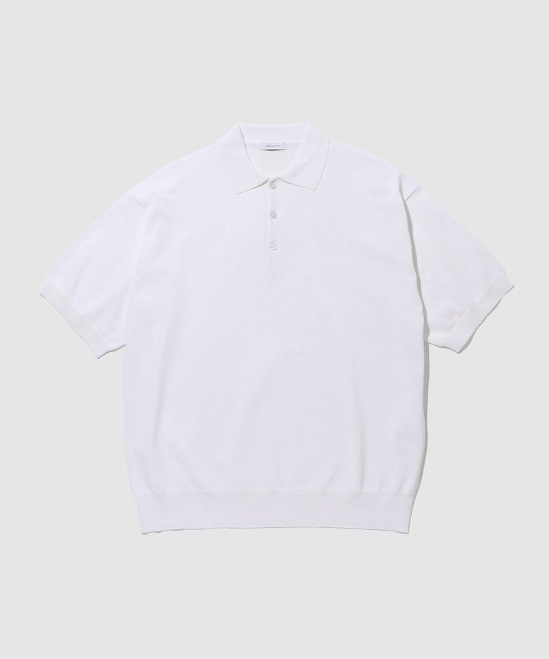 URBAN COLLECTION  オーバーサイズ ハイゲージ ニットポロシャツ メンズ商品画像-12