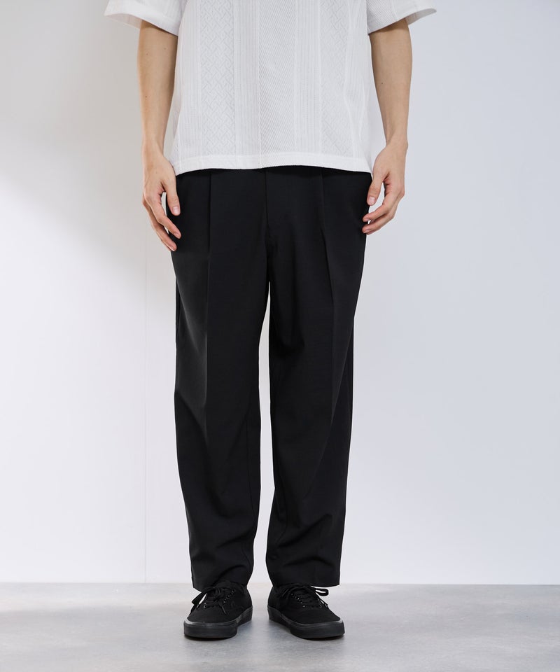 URBAN COLLECTION エアリネン カラミ織りワイドパンツ メンズ商品画像-1