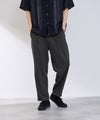 URBAN COLLECTION  エアリネン カラミ織りワイドパンツ メンズ商品サムネイル-2