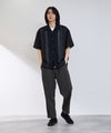 URBAN COLLECTION  エアリネン カラミ織りワイドパンツ メンズ商品サムネイル-7