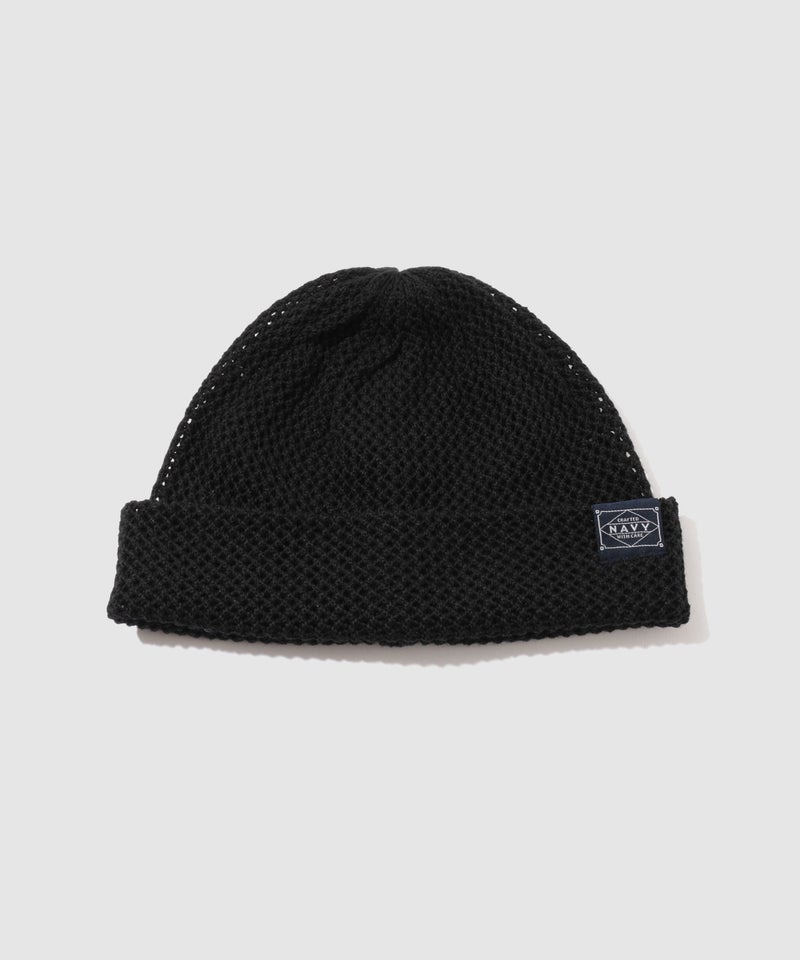 NAVY 綿麻メッシュビーニー メンズ商品画像-3