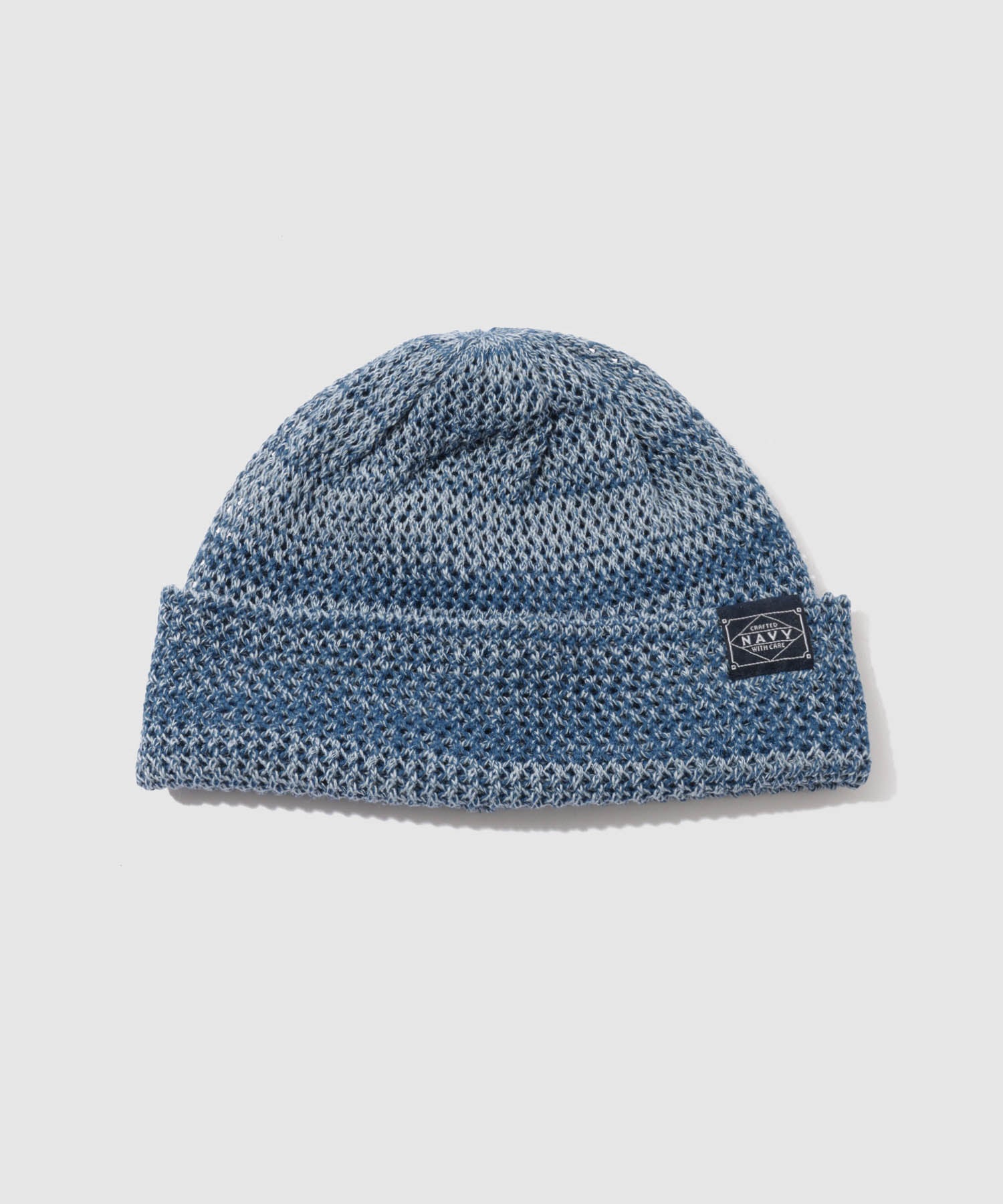 NAVY 綿麻メッシュビーニー メンズ