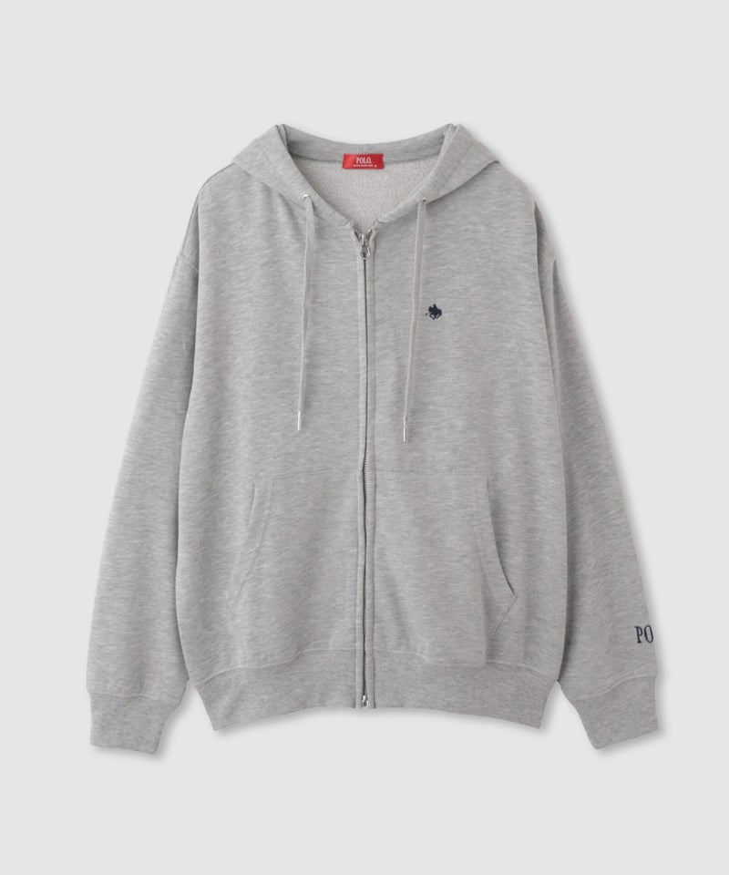 POLO BCS  プレイヤー刺繍 クロップド ジップアップパーカー レディース商品画像-2