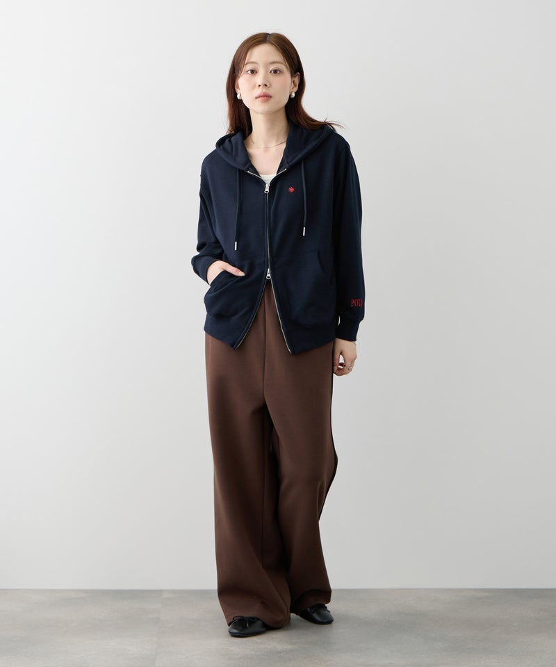 POLO BCS プレイヤー刺繍 クロップド ジップアップパーカー レディース商品画像-14