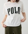 POLO BCS  フロントロゴ ツイルワッペン クロップドTシャツ レディース メール便 対応商品商品サムネイル-2