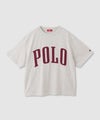 POLO BCS フロントロゴ ツイルワッペン クロップドTシャツ レディース メール便 対応商品商品サムネイル-3