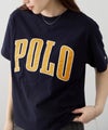 POLO BCS フロントロゴ ツイルワッペン クロップドTシャツ レディース メール便 対応商品商品サムネイル-5
