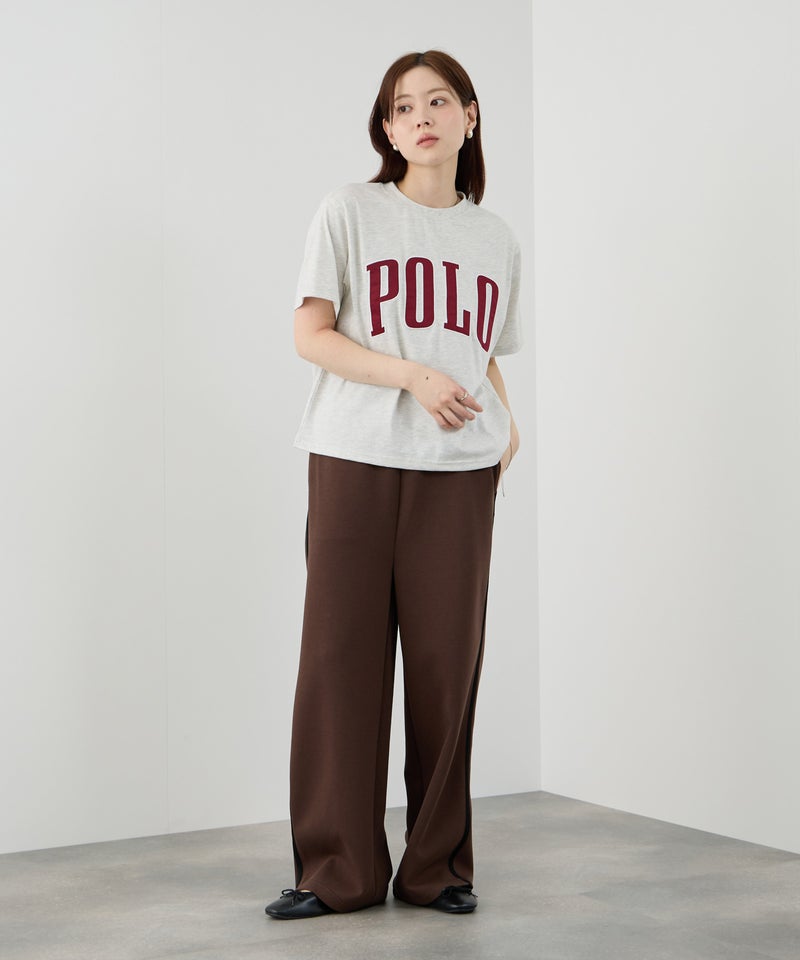 POLO BCS フロントロゴ ツイルワッペン クロップドTシャツ レディース メール便 対応商品商品画像-12