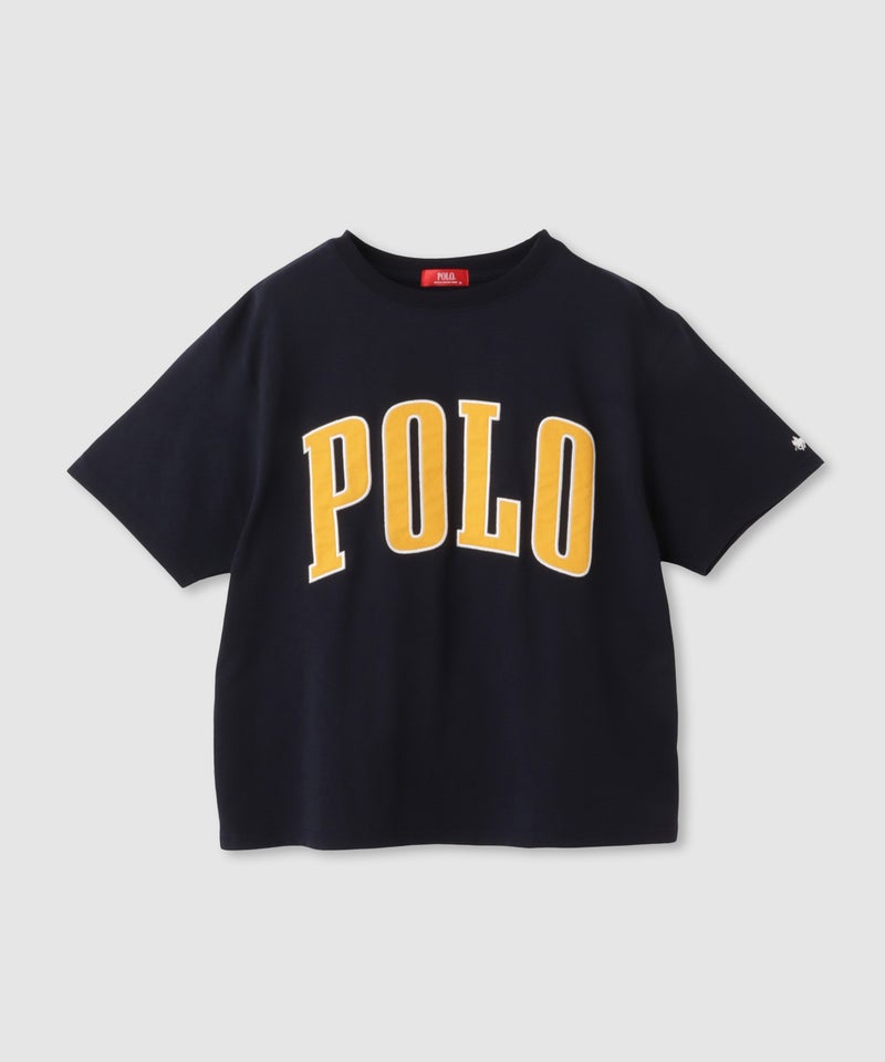 POLO BCS フロントロゴ ツイルワッペン クロップドTシャツ レディース メール便 対応商品商品画像-15