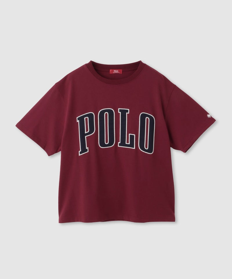 POLO BCS フロントロゴ ツイルワッペン クロップドTシャツ レディース メール便 対応商品商品画像-18