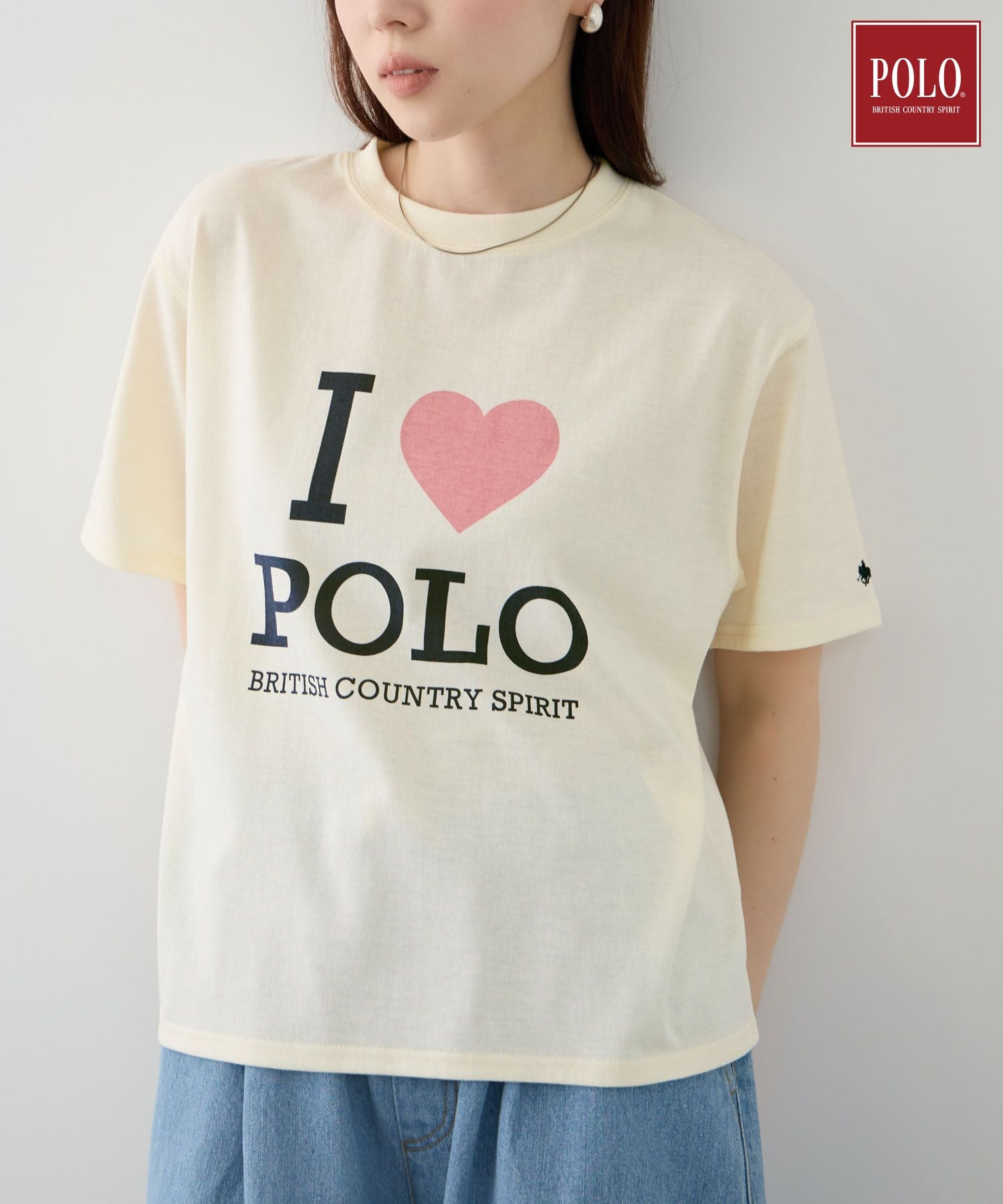 POLO BCS I LOVE POLO プリントTシャツ レディース