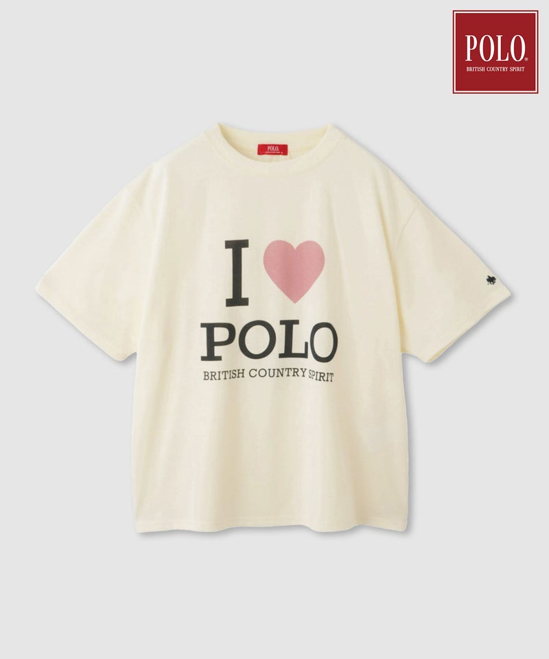 POLO BCS I LOVE POLO プリントTシャツ レディース メール便 対応商品商品画像-1