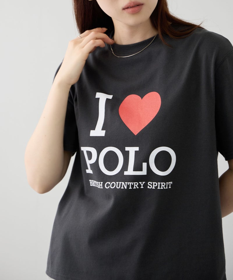 POLO BCS I LOVE POLO プリントTシャツ レディース メール便 対応商品商品画像-2