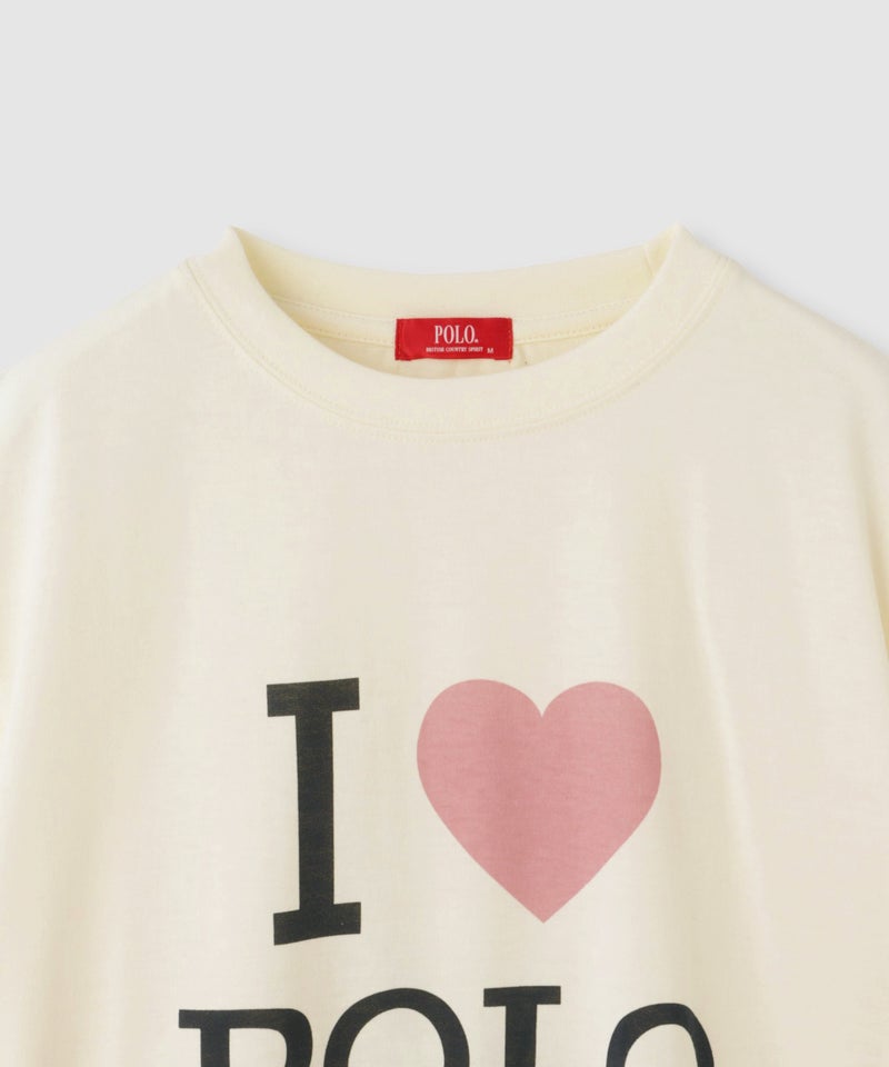 POLO BCS  I LOVE POLO プリントTシャツ レディース メール便 対応商品商品画像-4
