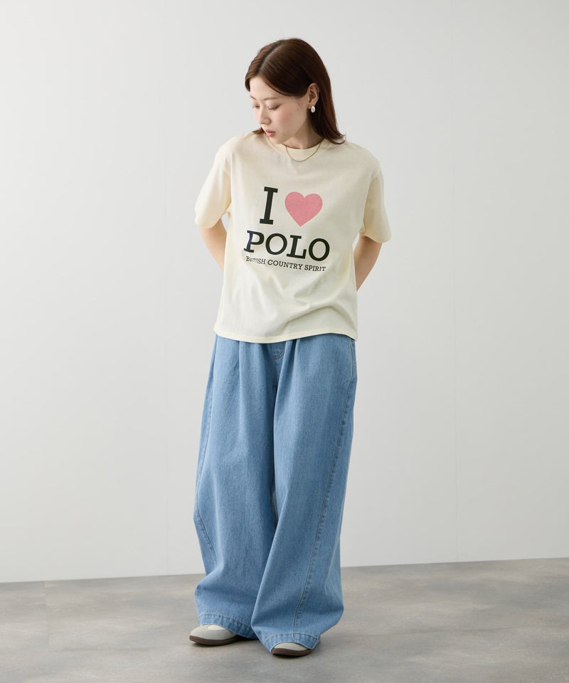 POLO BCS  I LOVE POLO プリントTシャツ レディース メール便 対応商品商品画像-4