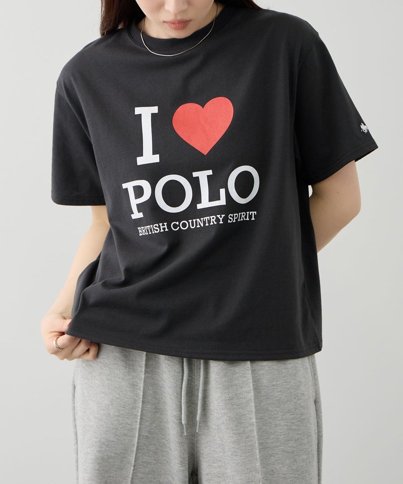 POLO BCS I LOVE POLO プリントTシャツ レディース メール便 対応商品商品画像-5