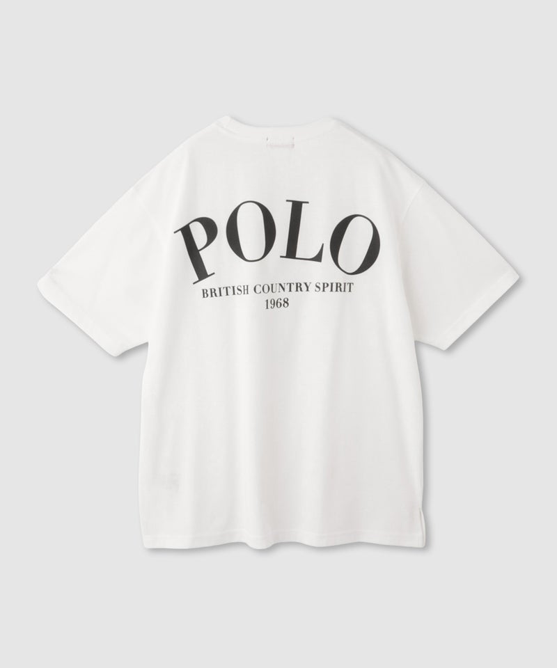 POLO BCS バックプリントオーバーサイズTシャツ レディース メール便 対応商品商品画像-2