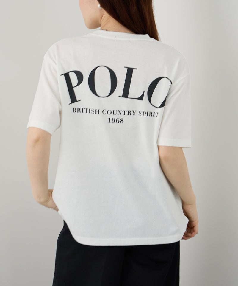 POLO BCS  バックプリントオーバーサイズTシャツ レディース メール便 対応商品商品画像-2