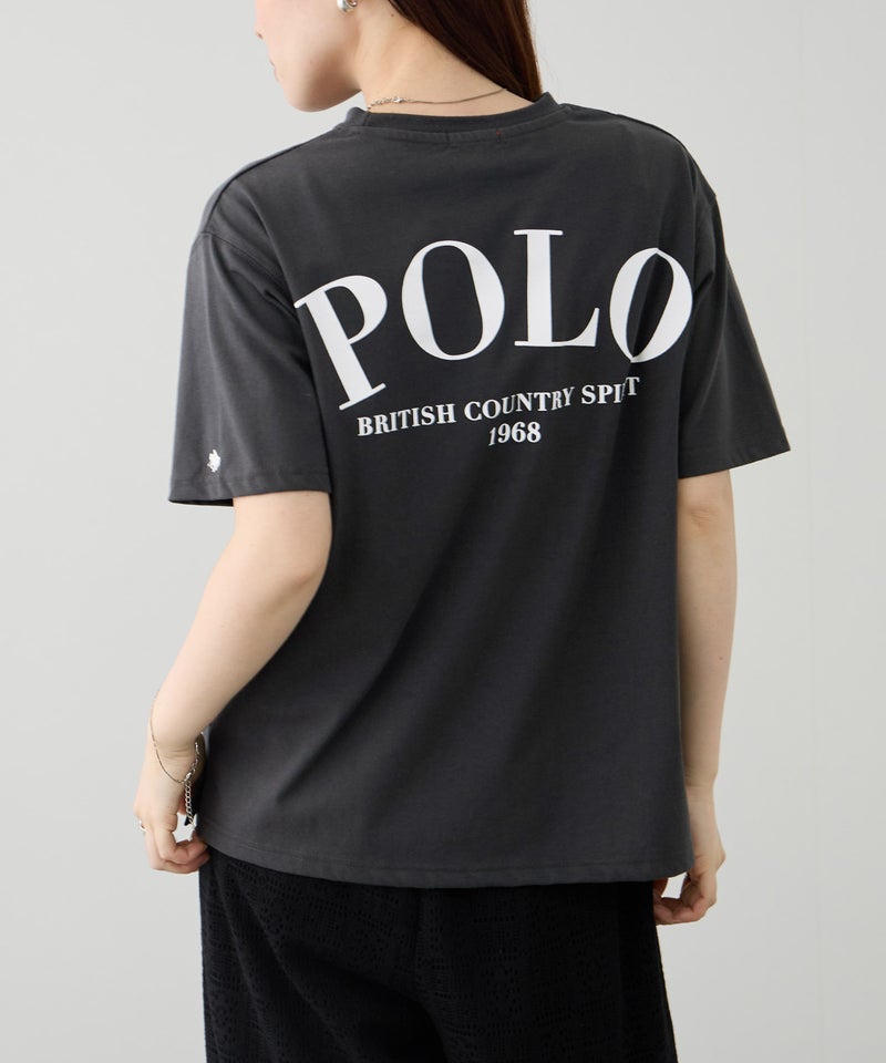 POLO BCS  バックプリントオーバーサイズTシャツ レディース メール便 対応商品商品画像-3
