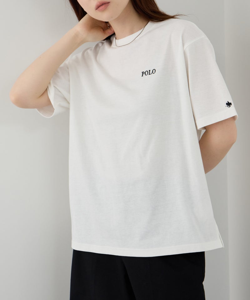 POLO BCS  バックプリントオーバーサイズTシャツ レディース メール便 対応商品商品画像-8