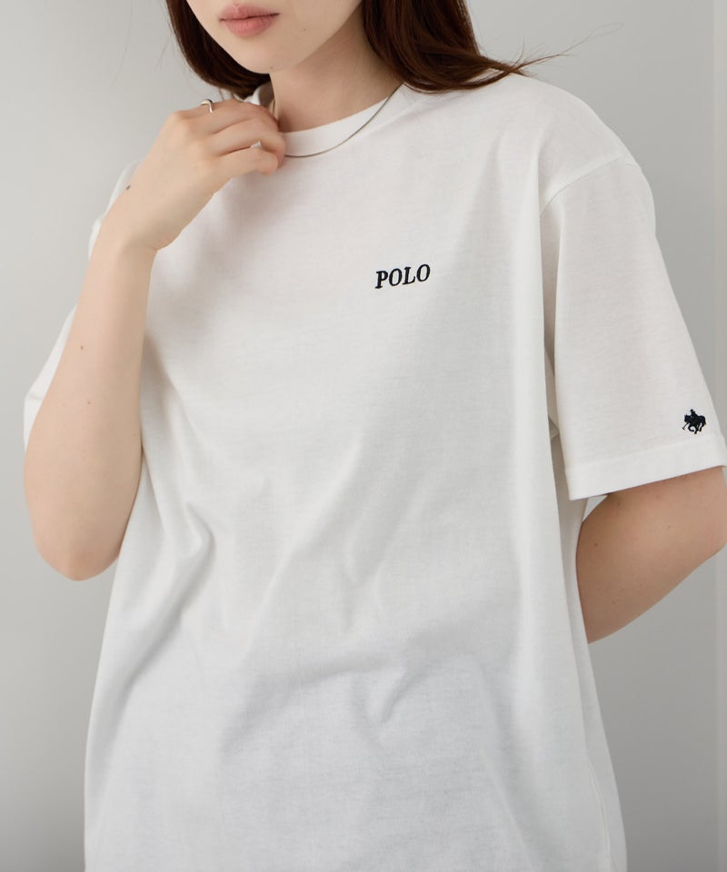 POLO BCS バックプリントオーバーサイズTシャツ レディース メール便 対応商品商品画像-10