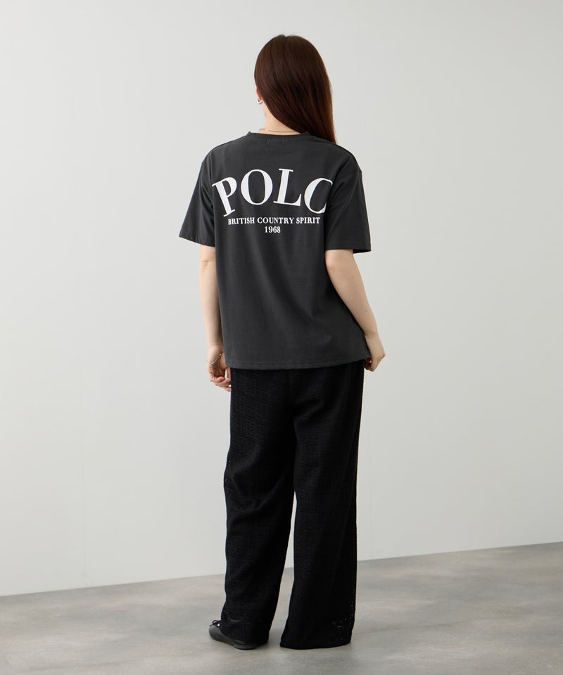 POLO BCS  バックプリントオーバーサイズTシャツ レディース メール便 対応商品商品画像-17