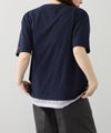 POLO BCS プレイヤー刺繍 チュールフェイクレイヤード オーバーサイズTシャツ レディース メール便 対応商品商品サムネイル-5