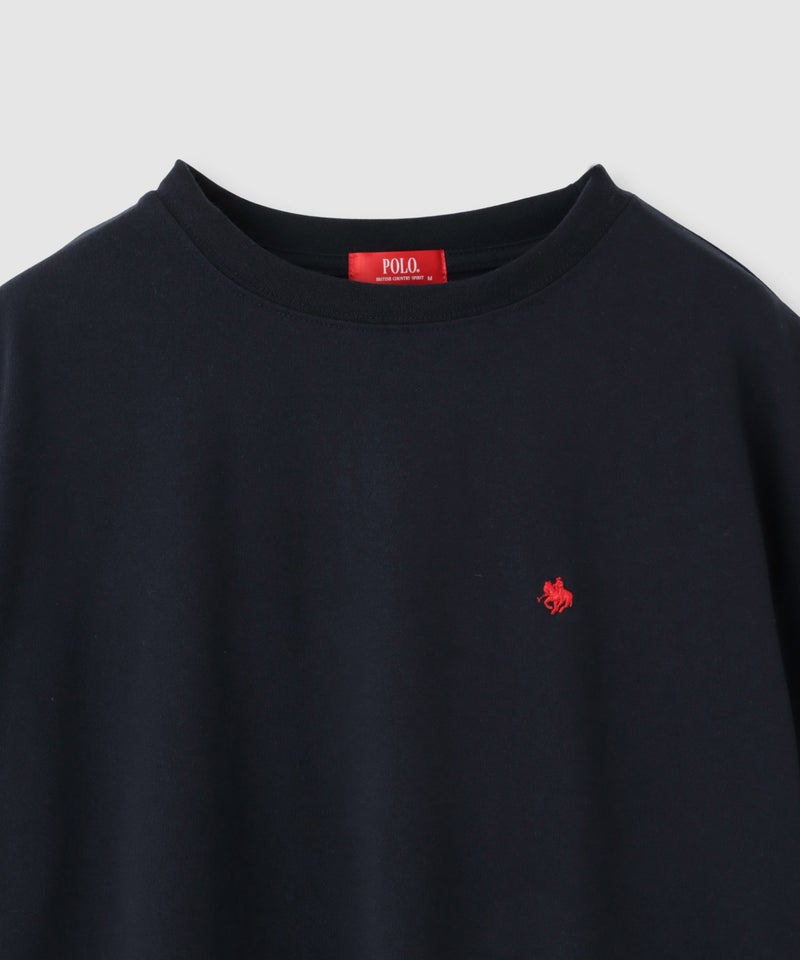 POLO BCS プレイヤー刺繍 チュールフェイクレイヤード オーバーサイズTシャツ レディース メール便 対応商品商品画像-5