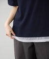 POLO BCS プレイヤー刺繍 チュールフェイクレイヤード オーバーサイズTシャツ レディース メール便 対応商品商品サムネイル-6