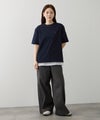 POLO BCS プレイヤー刺繍 チュールフェイクレイヤード オーバーサイズTシャツ レディース メール便 対応商品商品サムネイル-7