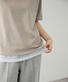 POLO BCS プレイヤー刺繍 チュールフェイクレイヤード オーバーサイズTシャツ レディース メール便 対応商品商品サムネイル-13